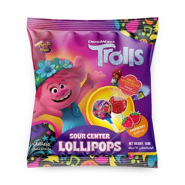 مصاصات ترولز بنكهة التوت الحامض 168 غرام