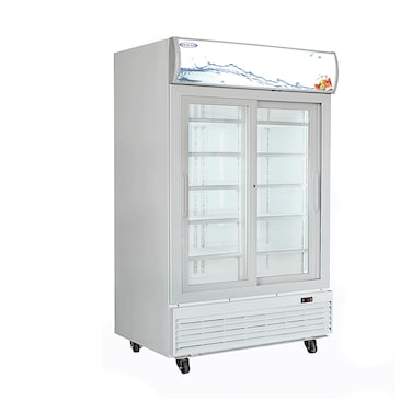 Zenan Showcase Chiller ZSC-LG1300BF 1000L (Plus Extra 50 Qr Supplier's Delivery Charge Outside Doha)