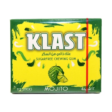 علكة كلاست خالية من السكر بنكهة الموهيتو ١٢ قطعة