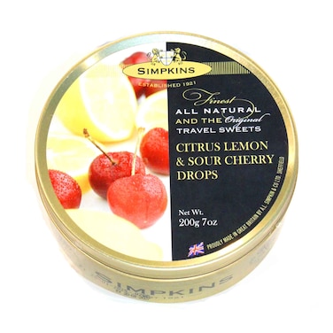 Simpkins Citrus Lemon &amp; Sour Cherry Drops 200g