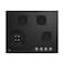 Beko Built In Hob 3 Burners &amp;amp; 1 Wok Burner HINW64229 65cm Black