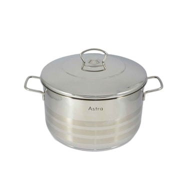 Astra Casserole Stainless Steel 6.8 Liter