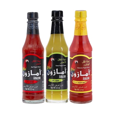 Amazon Hot Sauce Assorted 97mlx3 Pieces