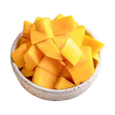 فواكه مانجو مقطعة