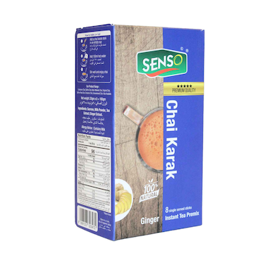 Senso Chai Karak Tea Premix Ginger 20gx8 Pieces