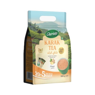 Senso Cheristo Karak Instant Tea Premix Ginger 20gx25 Pieces