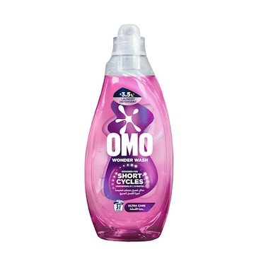 Uniliver Omo Liquid Laundry Detergent Wonder Wash Ultra Care Pink 1480ml