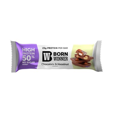 Born Winner Protein Bar chocolate &amp; Hazelnut 50g