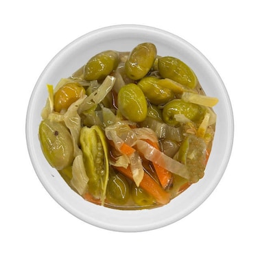 Albaladi Lebanese Green Olives In Italian Mix