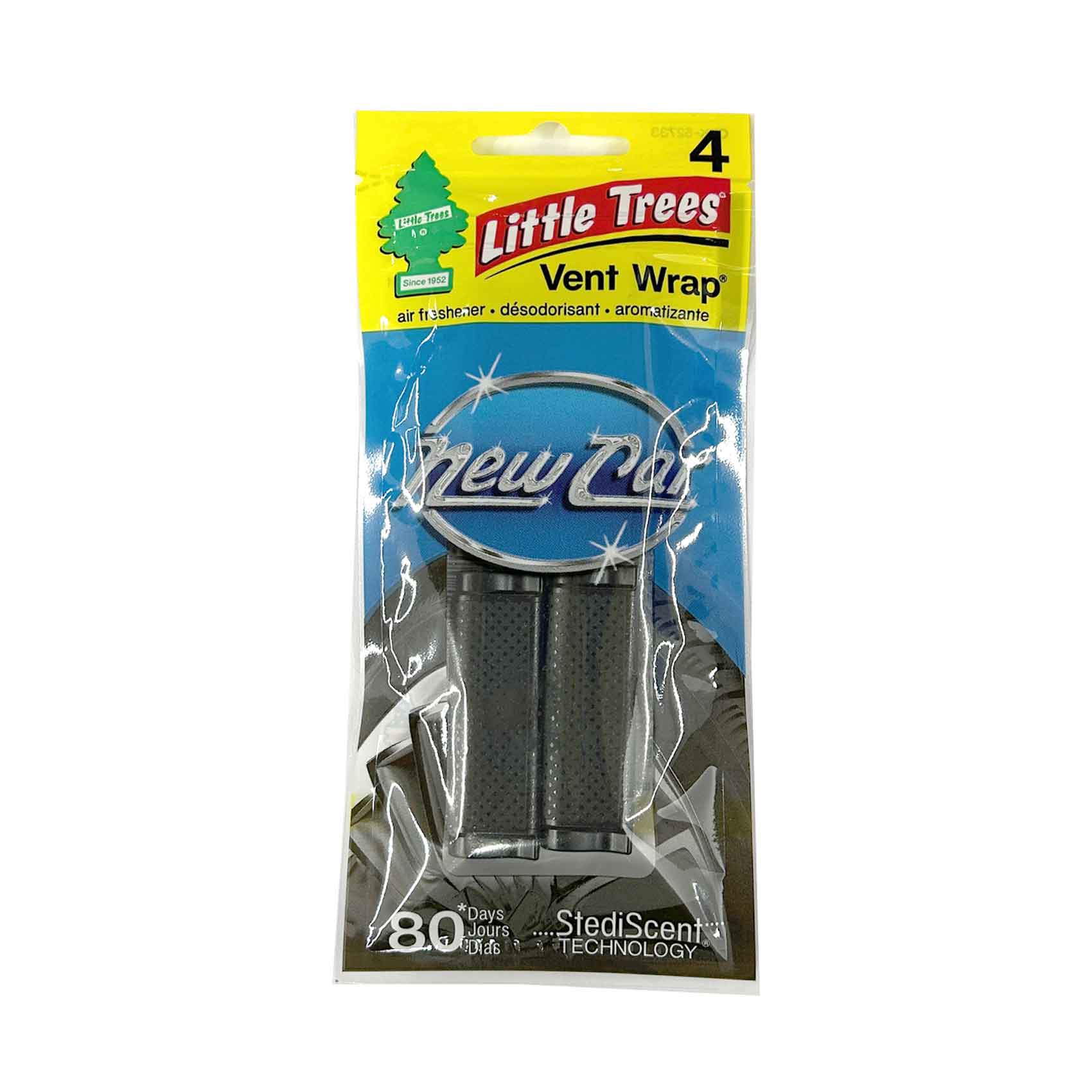 Little Trees Air Freshener 4 Vent Wrap New Car Scent