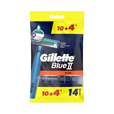 Gillette Blue2 Shaver Plus Bag 10 + 2 Pieces