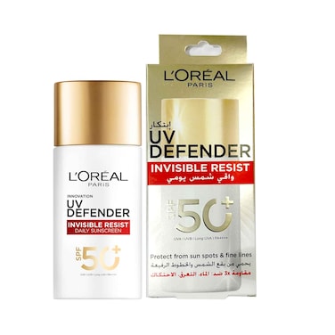 Loreal Paris UV Defender Invisible Resist Daily Sunscreen Spf50+ PA++++ 50ml