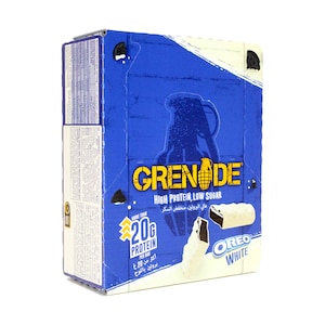 Grenade Oreo White Protein Bar 60gx12 Pieces