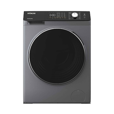 غسالة ومجفف هيتاشي تحميل أمامي BD-D802HVOS غسيل 8 كجم تجفيف 5 كجم