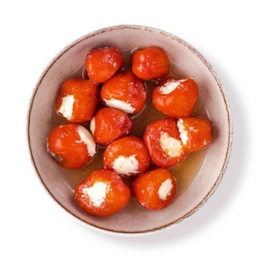 Red Cherry Peppers Stuffed Cheese