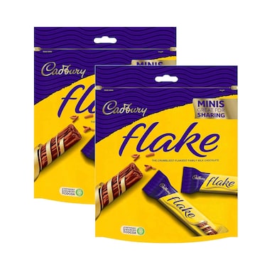 Cadburry Flake Milk Chocolate Minis 145gx2 Pieces