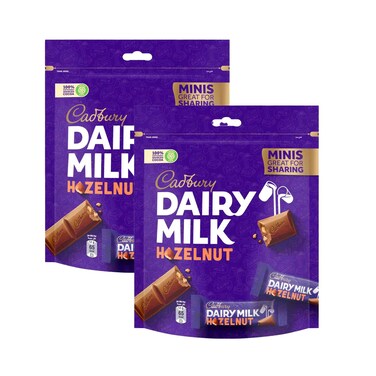 ميني شوكولاتة كادبوري ديلي ميلك بالبندق 156 جم × 2 قطعة