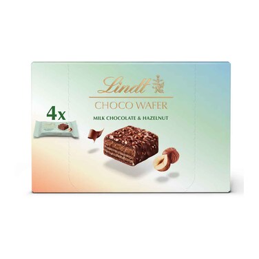 Lindt Choco Wafer Milk Chocolate &amp; Hazelnut 120g