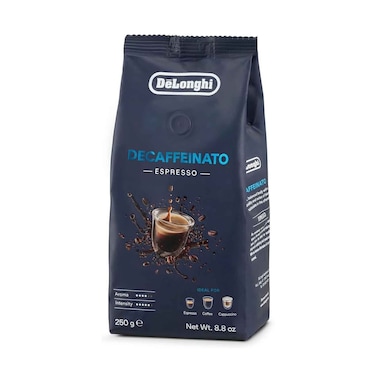 Delonghi Decaffeinato Espresso Coffee Beans 250g