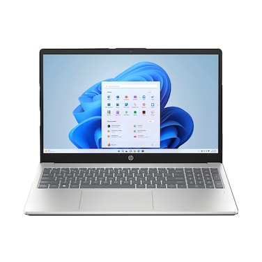 HP Laptop 15-FD0077NE Windows 11 Home 13th Generation Intel Core i7-1355U 9W1E9EA 15.6 inches Natural Silver