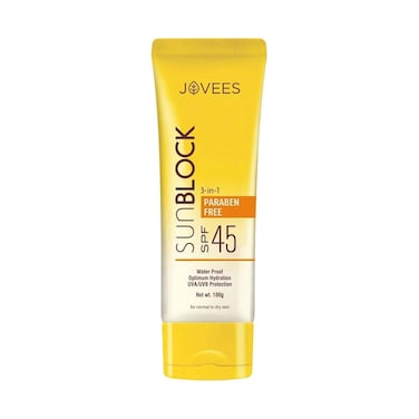 Jovees Herbal Sunblock Spf45 UVA/UVB Protection 100g