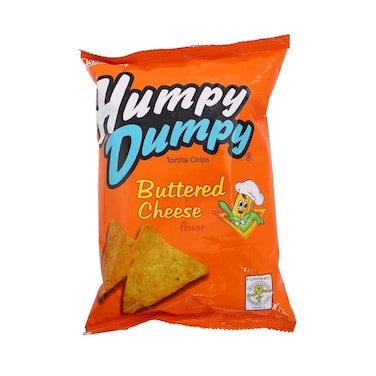 رقائق تورتيلا همبي دمبي بنكهة الجبن والزبدة – 110 غ