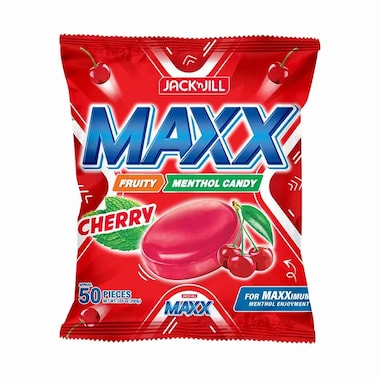 Jack'n Jill Max Fruity Menthol Candy Cherry 200g