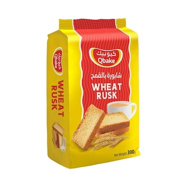 Qbake Wheat Rusk 297g