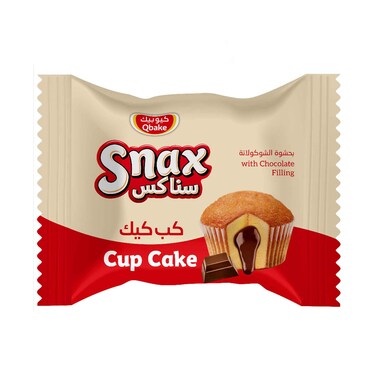 Qbake Snax Cup Cake With Chocolate Filling 30g