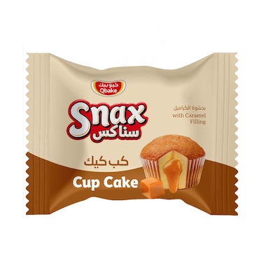 Qbake Snax Cup Cake With Caramel Filling 30g