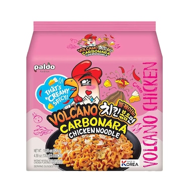 نودلز دجاج بالبركان الكربونارا من بالدو 130 جم × 4 قطع