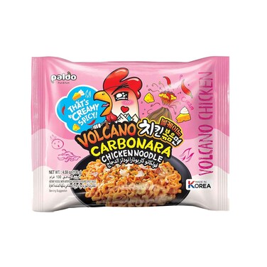 Paldo Volcano Carbonara Chicken Noodle 130g