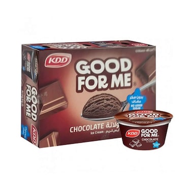 KDD Good For Me Chocolate Ice Cream Cup 167mlx6 Pieces