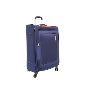 American Tourister Duncan Soft Trolley Expandable TSA 55cm Navy Blue