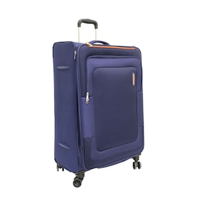 American Tourister Duncan Soft Trolley Expandable TSA 83cm Navy Blue