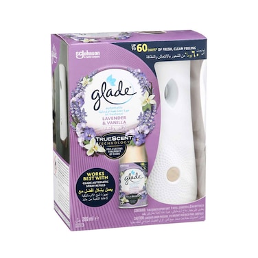 Glade Automatic Spray Air Freshener Lavender &amp; Vanilla 269ml