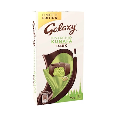 Galaxy Pistachio Kunafa Dark Chocolate 90g