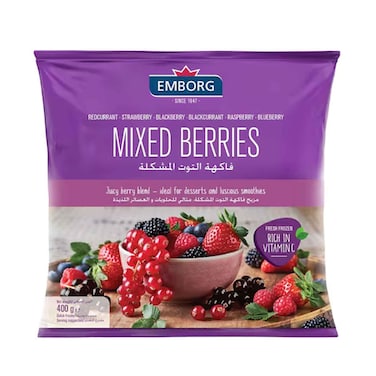 Emborg Fresh Frozen Mixed Berries 400g
