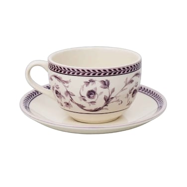 طقم كوب وصحن كلايتان 1 قطعة كاليستا بنفسجي