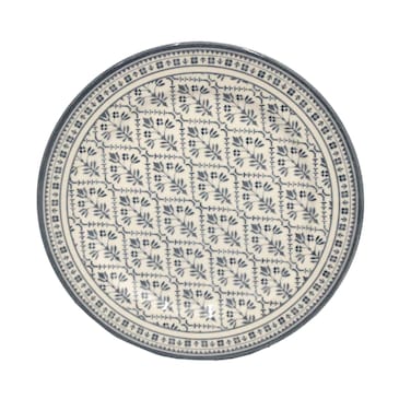 Claytan Salad Plate Plethora Grey With Narrow Rim 21.0cm