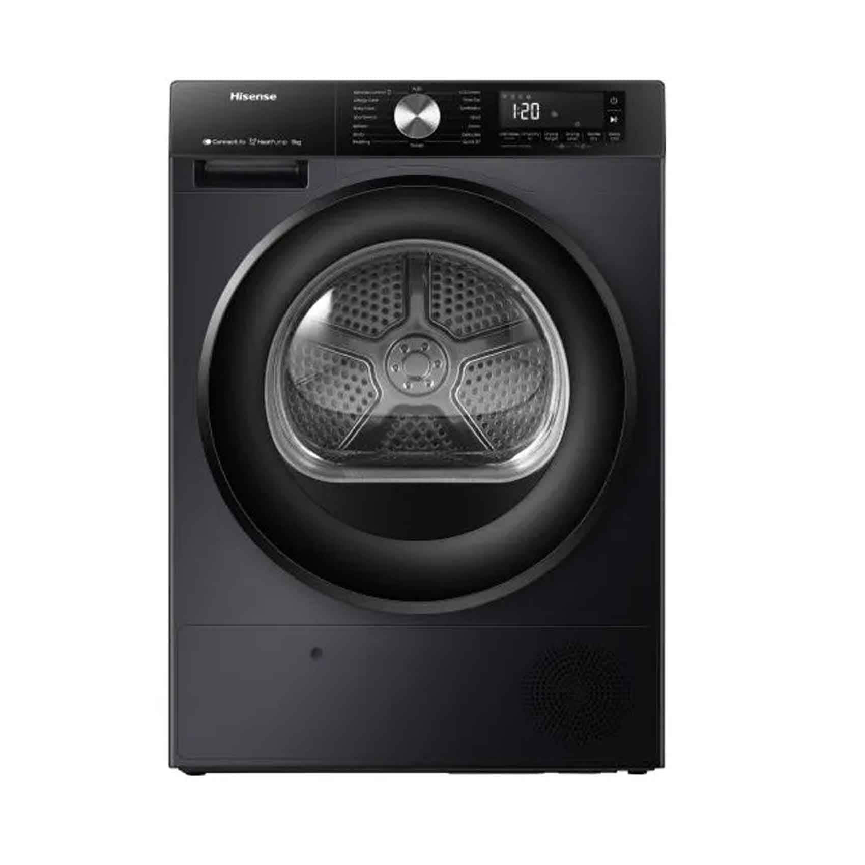 Hisense Front Load Dryer DH35902BT Titanium Black 9KG