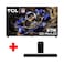 تلفزيون TCL الذكي سلسلة X11K بريميوم QD-MiniLED QLED بدقة 4K UHD Google Smart TV بحجم 98 بوصة موديل 98X11K + مكبر صوت TCL بقناة 5.1.2 بقدرة 620 واط موديل Q75H مع مضخم صوت لاسلكي