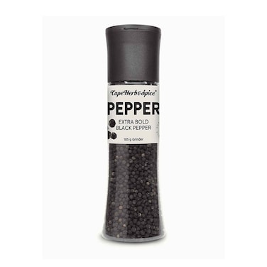 Cape Herb &amp; Spice Pepper With Extra Bold Pepper Grinder 185g