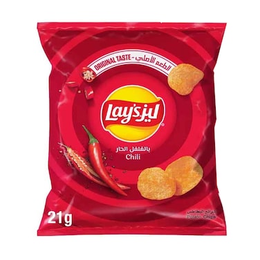 Lays Potato Chips With Chili Flavour 21g