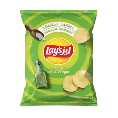 Lays Potato Chips With Salt &amp; Vinegar Flavour 21g