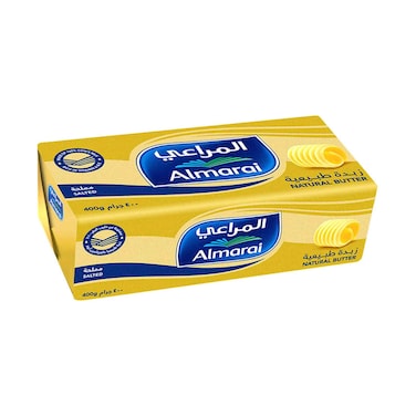 زبدة المراعي الطبيعية المملحة ٤٠٠ غرام