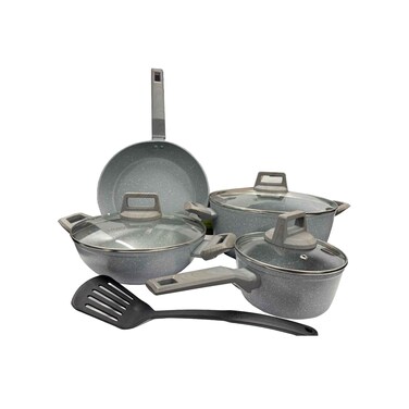Homeway Cookware Marble Forged 8 Pieces Set