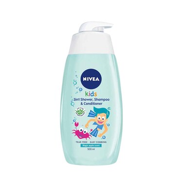 Nivea Kids 3 In 1 Shower, Shampoo &amp; Conditioner Magic Apple Scent 500ml