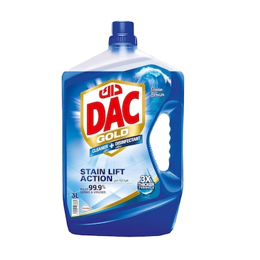 منظف ​​ومطهر سائل داك جولد برائحة نسيم المحيط لإزالة البقع، 3 لتر