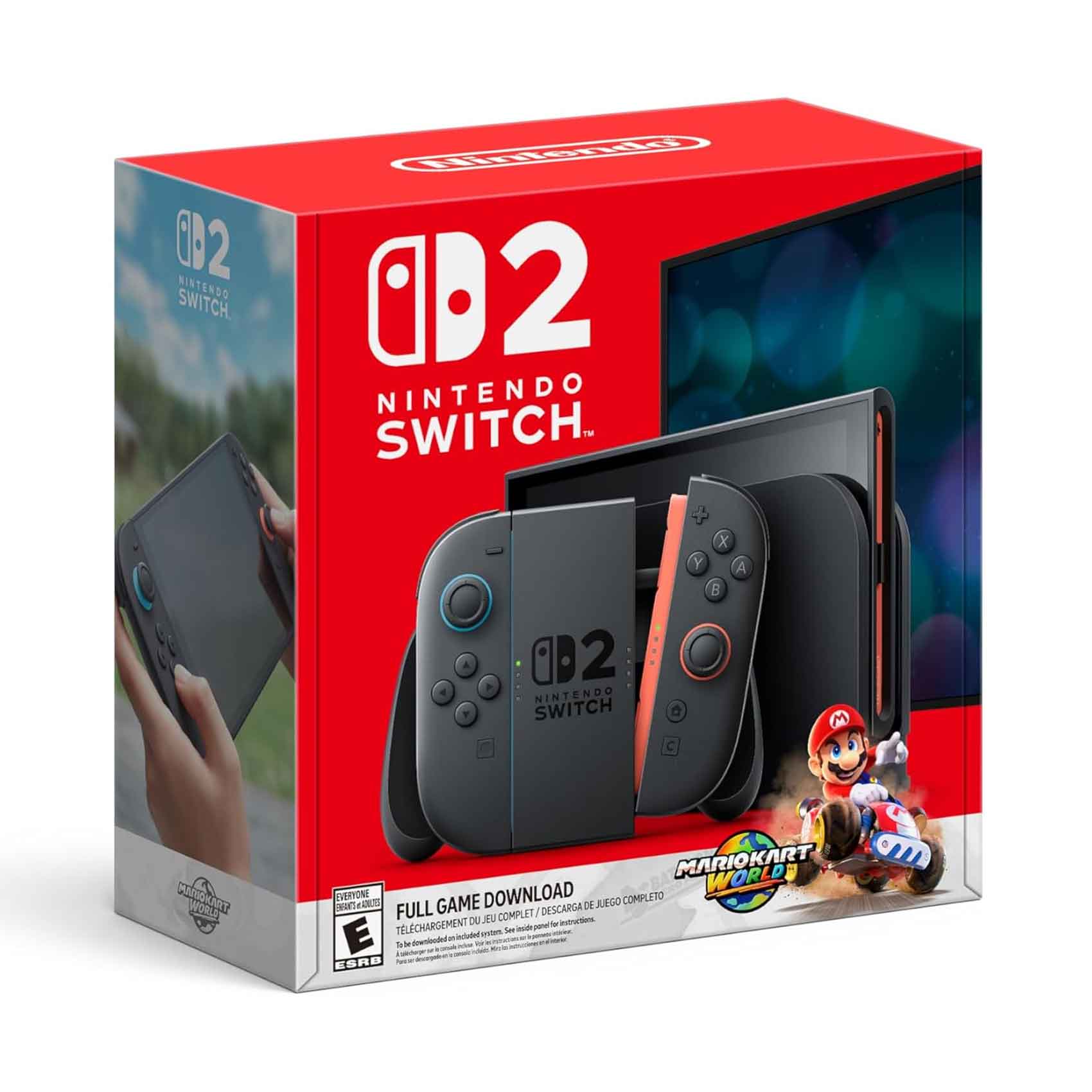 Nintendo Gaming Switch 2 Console With Mario Kart World Bundle
